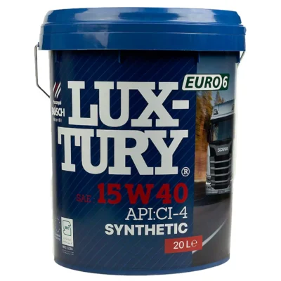 روغن موتور بوش مدل توربو شارژ لاکچری 15W40 CI4 حجم 20 لیتر