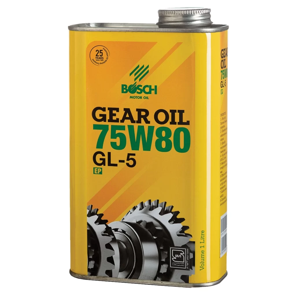 روغن گیربکس دنده دستی بوش مدل 75W80 GL5 حجم 1 لیتر