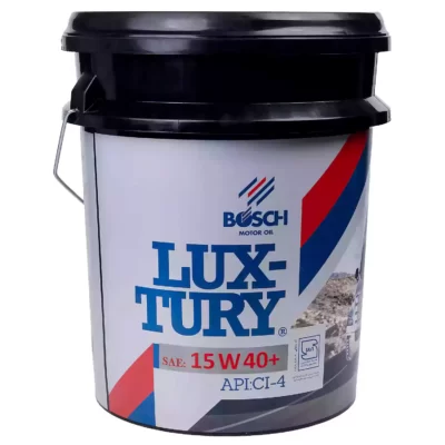 روغن موتور بوش مدل توربو شارژ لاکچری 15W40 CI4 حجم 20 لیتر